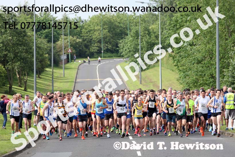 Newton Aycliffe 10k Road Race, County Durham. Photo: David T. Hewitson/Sports for All Pics